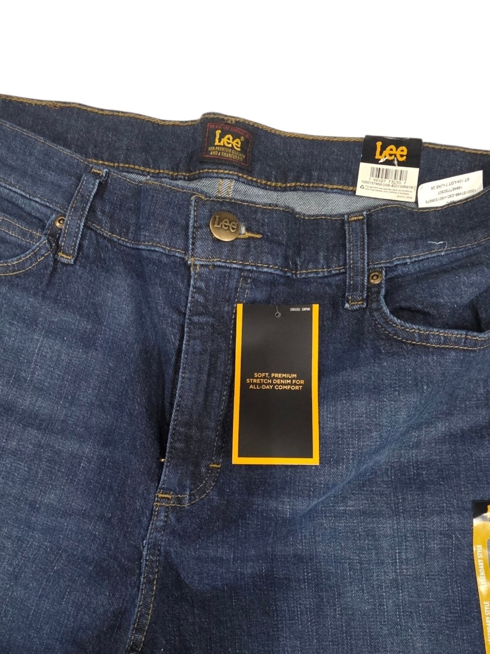 Lee Legendary Inner Strength Flare Jeans Dark Wash Size 16 Short NWT - Picture 10 of 13